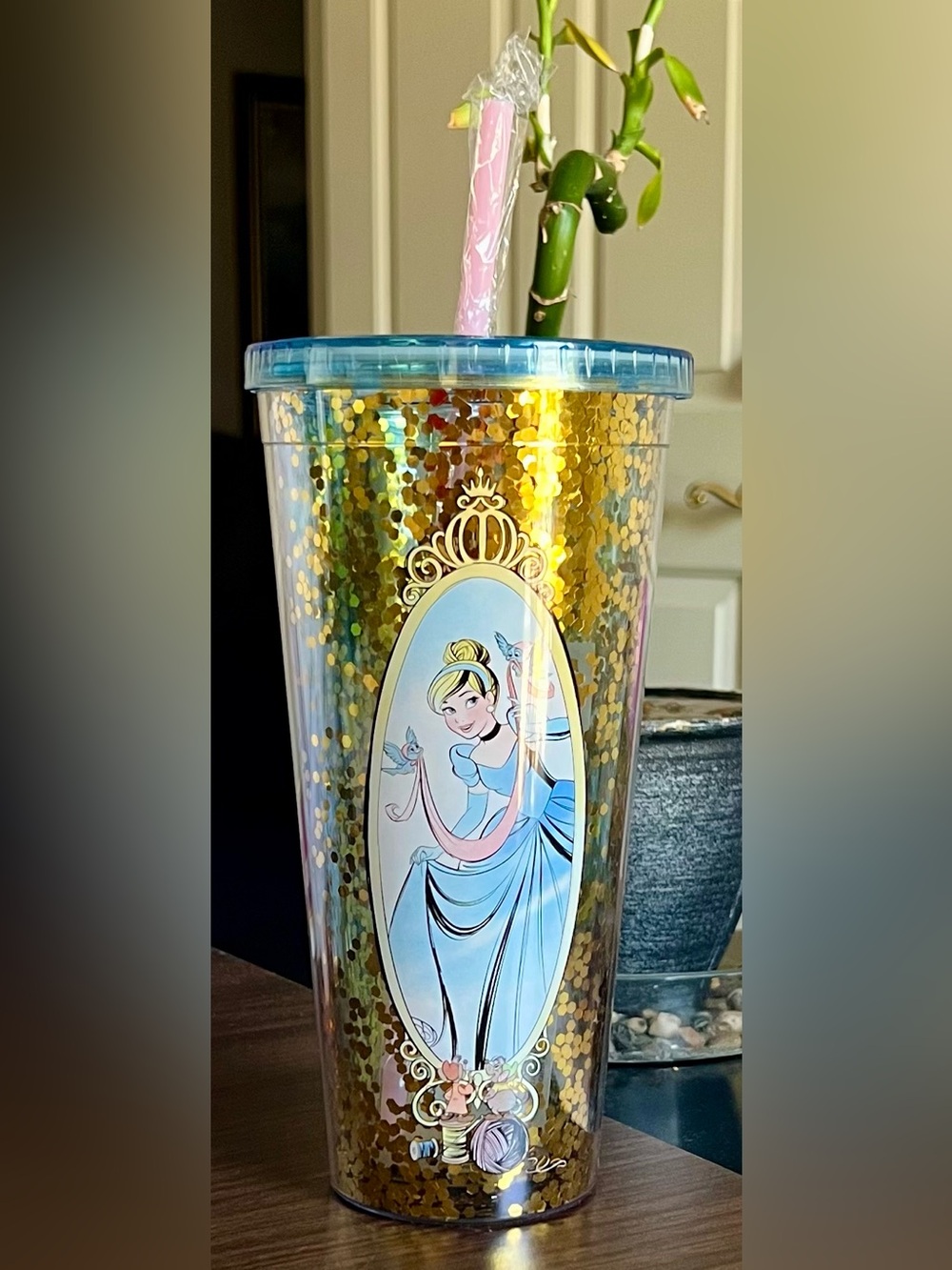 Silver Buffalo for Disney Princess Cinderella, Plastic Cold Cup, 32oz - NEW